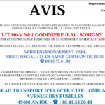 Réseau électrique travaux d’élagage et d’abattage 17/08/26