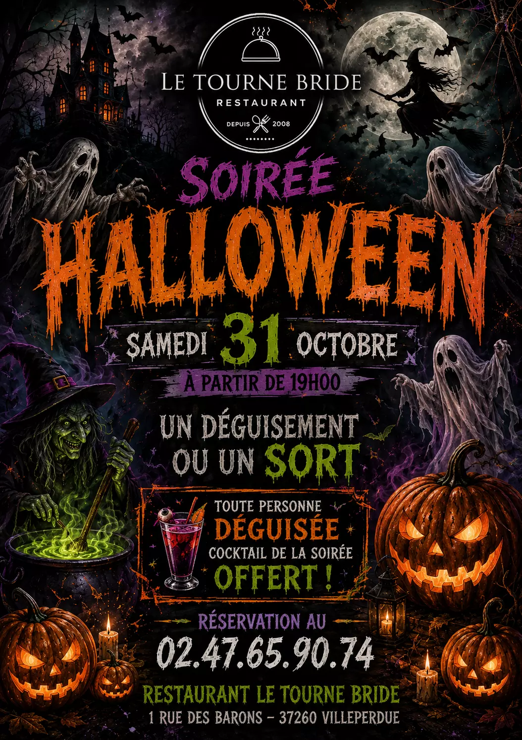 Le Tourne Bride fête Halloween