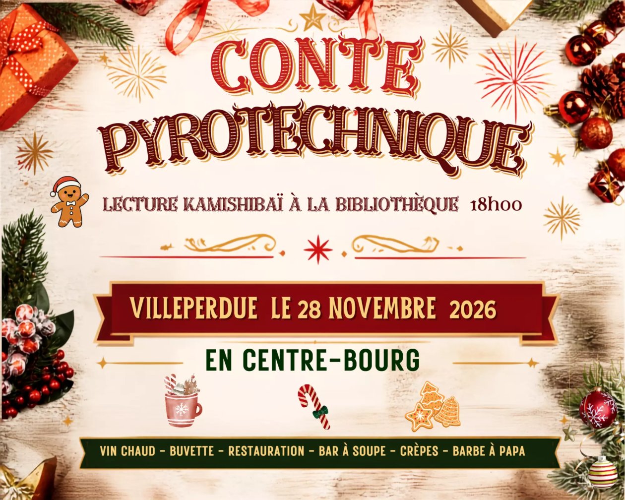 Soirée de Noël : conte pyrotechnique…